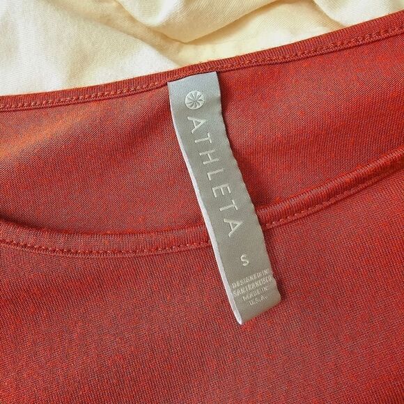 ATHLETA blouse top tshirt orange - Picture 7 of 8